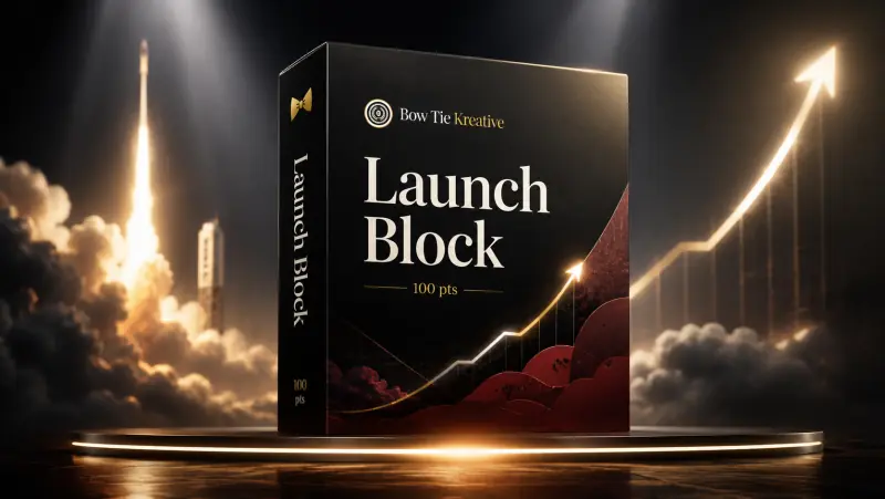 Launch Block — Bow Tie Kreative GrowthPoints block
