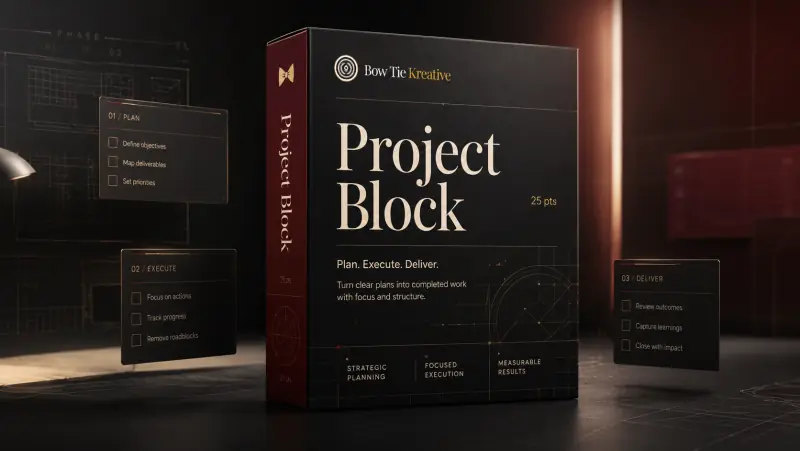 Project Block — Bow Tie Kreative GrowthPoints block